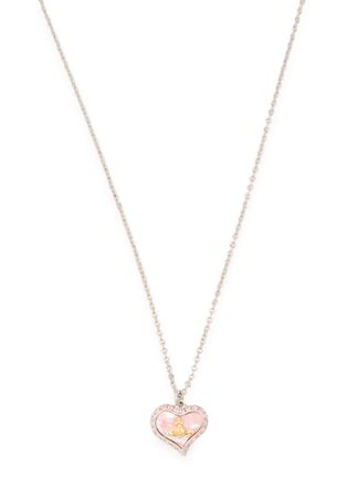 Vivienne Westwood Petra Heart Necklace - Pink - One Size