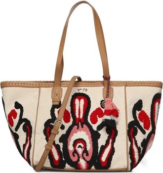 V&deg; 73 Marilena Shopping Bag - Dames - Shoppers - Veelkleurig - ONE Size - Leer - Tassen