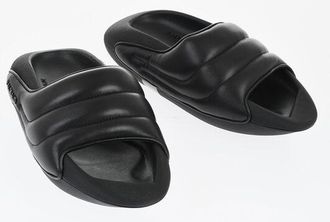 Balmain Quilted Leather B-IT Sandals with Chunky Sole size 37