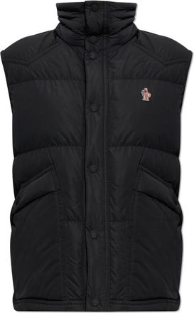 Moncler Evans Down Vest - Heren - Bodywarmers - Zwart - S - Polyester - Jassen