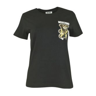 Moschino Tops, Dames, Zwart, S, T-Shirts