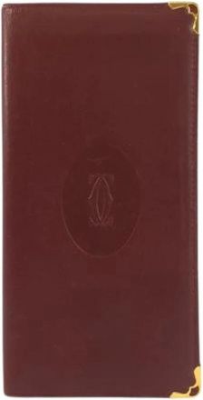 Cartier Pre-owned Wallets, male, Red, Size: ONE SIZE Pre-owned Vintage Long wallet (bi-fold)