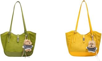 Generic Faux Suede Womens Handbag Large Shoulder Bag for Women Leisure Work Gift