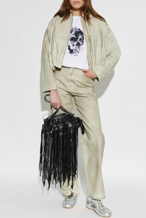 Alexander McQueen T-shirt With Print, Womens, White