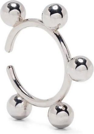 Jil Sander Ear cuff con decorazione - Argento