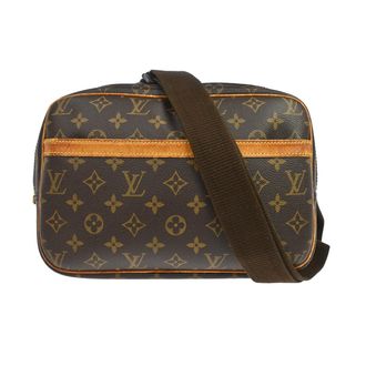 Louis Vuitton Reporter Monogram Canvas Brown Canvas Handbag (Pre-Owned)