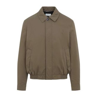 Saint Laurent Cassandre Short Jacket - male - Saint Laurent - Bomber Jackets - Brown - M - Jackets
