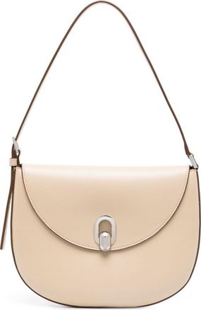 Savette Tondo leather shoulder bag - women - CALFSKIN/CALFSKIN - One Size - Neutrals