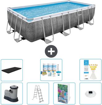 Bestway Piscina Bestway Power Steel Rectangular - 549x274x122 Cm - 8-piezas S576