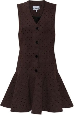 Ganni Donna, Abiti, Marrone, XL, new