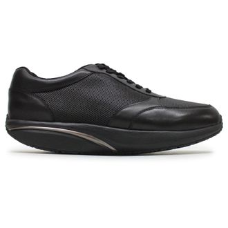 Mbt Nafasi 5 Nappa Leather Mens Comfort Trainers - Black - Size:UK 11.5