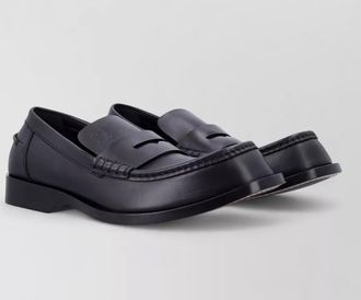 Loewe leather loafers
