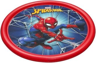 Trade Shop Trade Shop - Tappeto Tappettino Spruzzi Piscina Gonfiabile Con Fontana Spider-man 165cm 98792