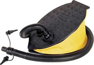 Trade Shop Trade Shop - Pompa A Piede 23x15 Cm Volume 800 Cc Gonfia/sgonfia 3 Adattatori Plastica 62023