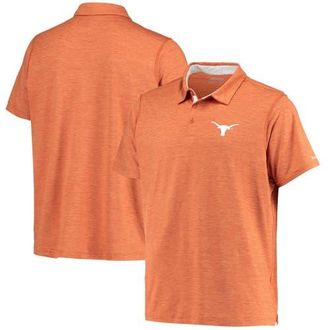 Columbia Mens Columbia Texas Orange Texas Longhorns Tech Trail Omni-Shade Polo in Burnt Orange at Nordstrom, Size Xx-Large