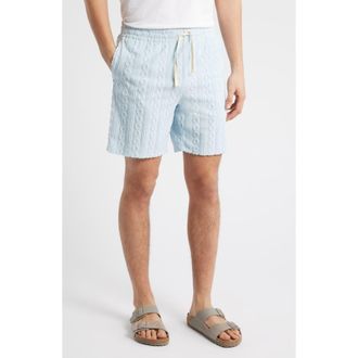 Rails Nova Textured Drawstring Shorts in Coastal Blue at Nordstrom Rack, Size X-Large
