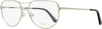 Pucci Womens Clip-On Eyeglasses EP5247 016 Palladium 59mm