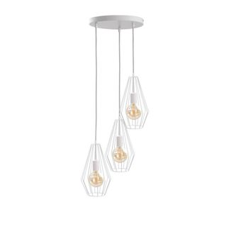 Netlighting Lex Cluster Pendant Ceiling Light White 32cm 3x E27