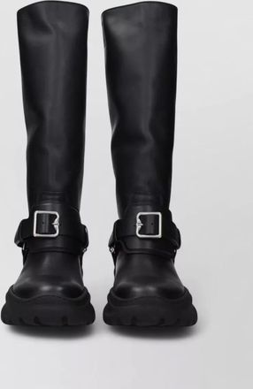 Burberry leather knee-high boots