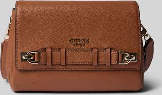 Guess Umhängetasche mit Label-Detail Modell GREGORIA in Cognac, Größe 1