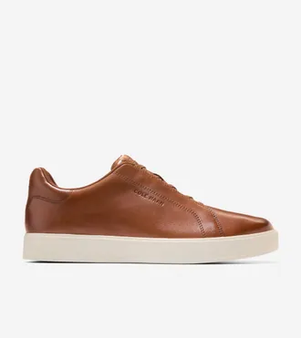 Cole Haan Mens GrandPr&oslash; Luxe Slip-On Sneakers - Brown Size 10.5