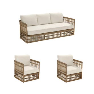 Ballard Designs Suzanne Kasler Harbour 3-Piece Sofa and Lounge Chair Set - Ballard Designs