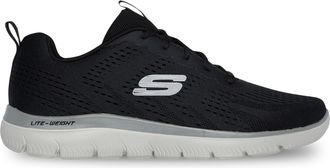 Skechers Mens Uno-Stand on Air Trainer, Black, 40 EU