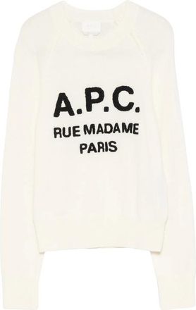 A.P.C. A. p.c. Logo-embroidered Rue Madame Sweater