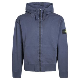 Stone Island Hoodie Sweater - Heren - Vesten met rits - Blauw - L - Hoodies & sweatvesten