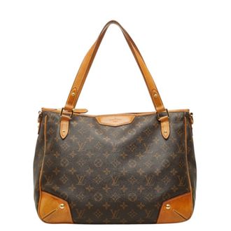 Louis Vuitton Brown Pvc Leather Shoulder Bag Tote Bag (Pre-Owned)
