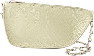 Burberry Womens Micro Sling Crossbody Bag Beige Lambskin