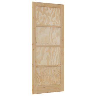 vidaXL Puerta Interior 86 X 211 Cm Madera Contrachapada Natural Vidaxl
