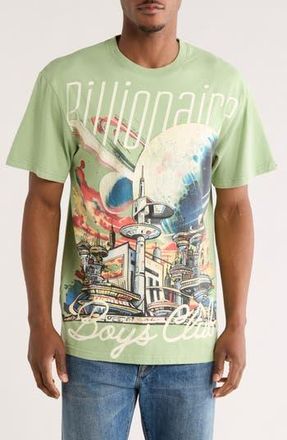 Billionaire Boys Club Skycity Graphic T-Shirt in Forest Shade at Nordstrom Rack, Size Medium