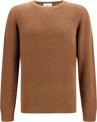 Roberto Collina Brown Crew Neck Sweater