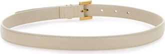 Saint Laurent Cassandre Belt - Beige