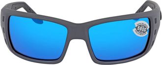 Costa PERMIT Blue Mirror Polarized Glass Mens Sunglasses PT 98 OBMGLP 62