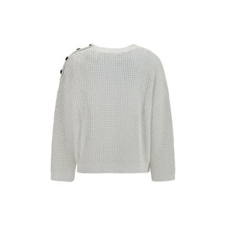 Brunello Cucinelli Womens White Cotton Sweatshirt Clothing