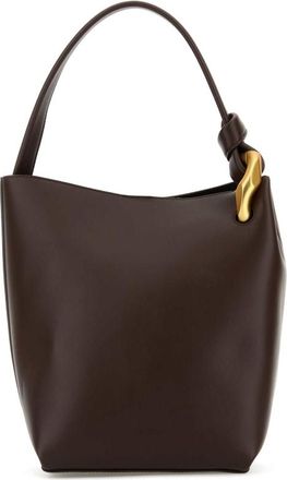 J.W.Anderson J.W. Anderson Chocolate Leather Bucket Bag