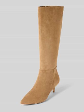 Lauren Ralph Lauren Stiefel aus echtem Leder mit Pfennig-Absatz Modell Mckay in Sand, Gr&ouml;&szlig;e 39,5