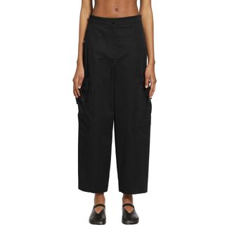 Max Mara Stretch Cotton Cargo Trousers