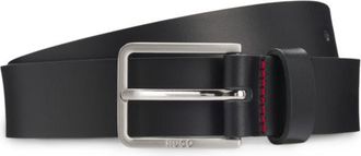 HUGO BOSS Pin-buckle belt in Italian leather