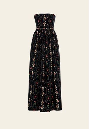 Agua Bendita Lienzo Noche Maxi Dress in Black at Nordstrom, Size X-Small