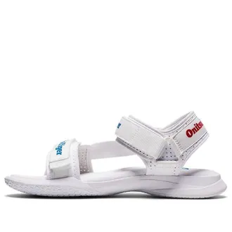 Onitsuka Tiger Ohbori Strap Sandals White Blue Red 1183B305-100