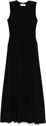 Sportmax Attore Jersey Jurk - Dames - Maxi kleedjes - Zwart - XS - Kleedjes