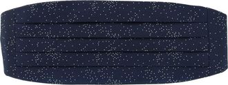 Trafalgar Store Mystere Metallic Star Light Cummerbund in Navy at Nordstrom