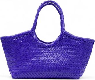 Dragon Diffusion Nantucket Tote - Dames - Shoppers - Blauw - ONE Size - Leer - Tassen