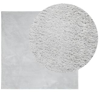 Berkfield Home Rug HUARTE Short Pile Soft & Washable Grey 200x200 cm | Size: Medium