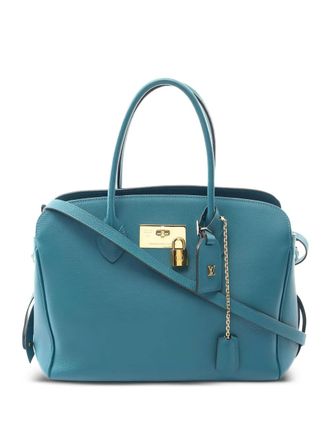 Louis Vuitton 2019 leather 2WAY tote bag - women - Calf Leather - One Size - Blue