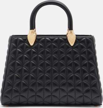 Bulgari Serpentine Day Duo Medium leather top-handle bag
