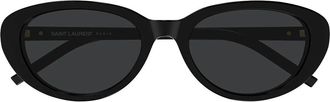 Saint Laurent Sunglasses Sl M154 001 Black/Black Women